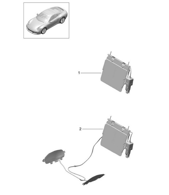 Diagram 817-022 Porsche 991 (911) MK2 2016-2019 Body