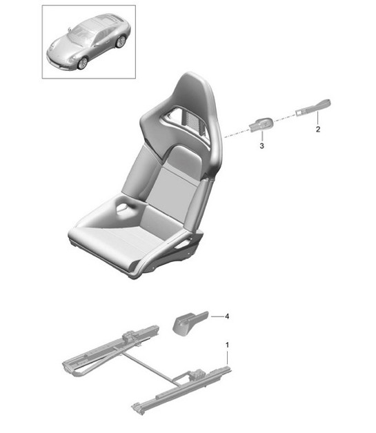 Diagram 817-030 Porsche 991 (911) MK2 2016-2019 Body