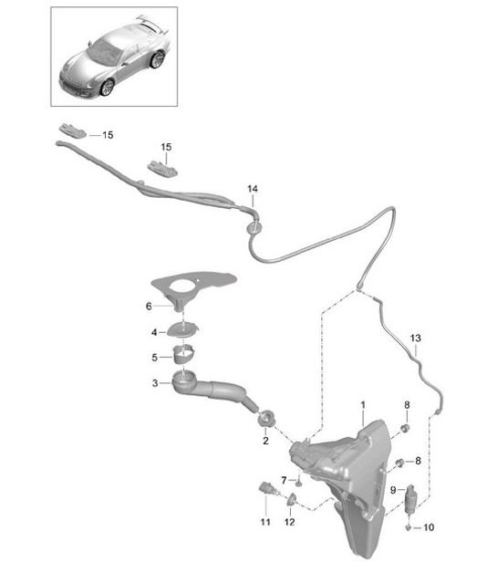 Diagram 904-010 Porsche 991 (911) MK1 2012-2016 Elektrische apparatuur