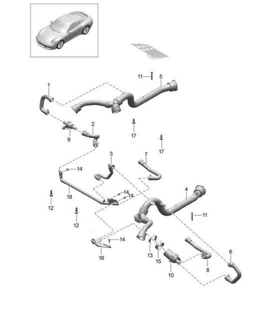 Diagram 305-020 Porsche 991 (911) MK1 2012-2016 Transmission