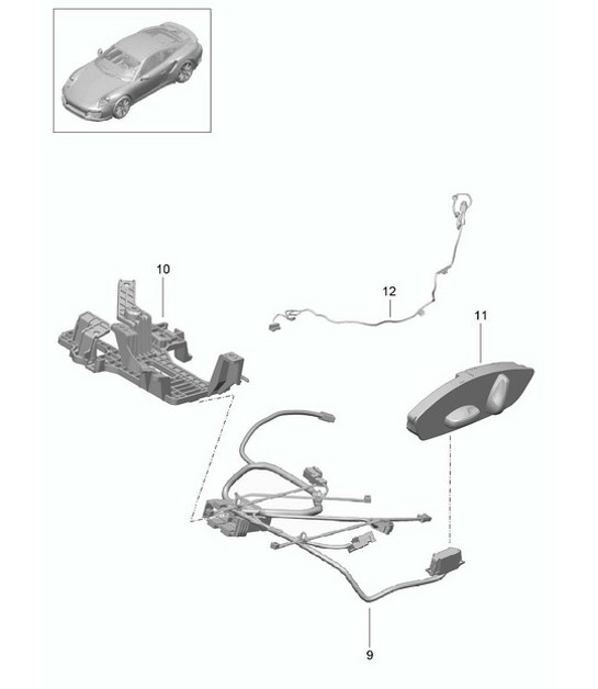 Diagram 817-034 Porsche 991 (911) MK1 2012-2016 Body