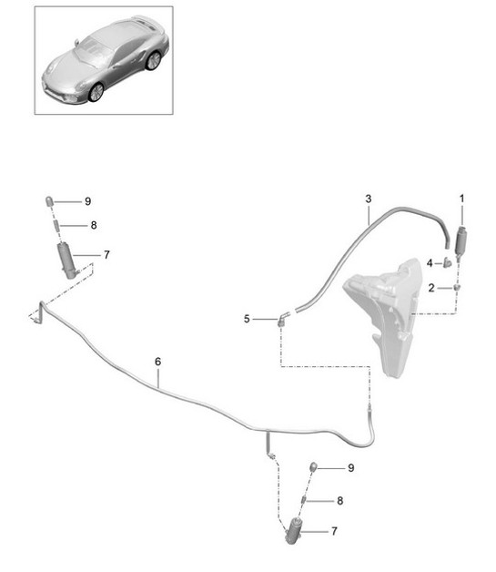 Diagram 904-021 Porsche 991 (911) MK2 (2016-2018) Elektrische apparatuur