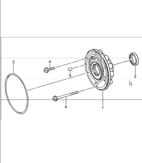 Diagram 330-01 Porsche 993 (911) (1994-1998) Transmission