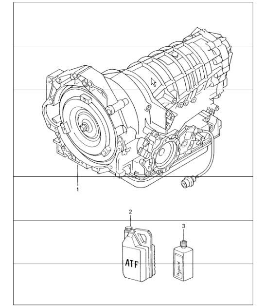 Diagram 320-00 Porsche 996 (911) (1997-2005) Transmission