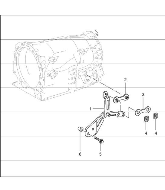 Diagram 320-06 Porsche 996 (911) (1997-2005) Transmission