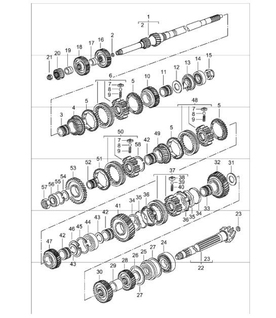 Diagram 303-11 Porsche 996（911）（1997-2005） 传播