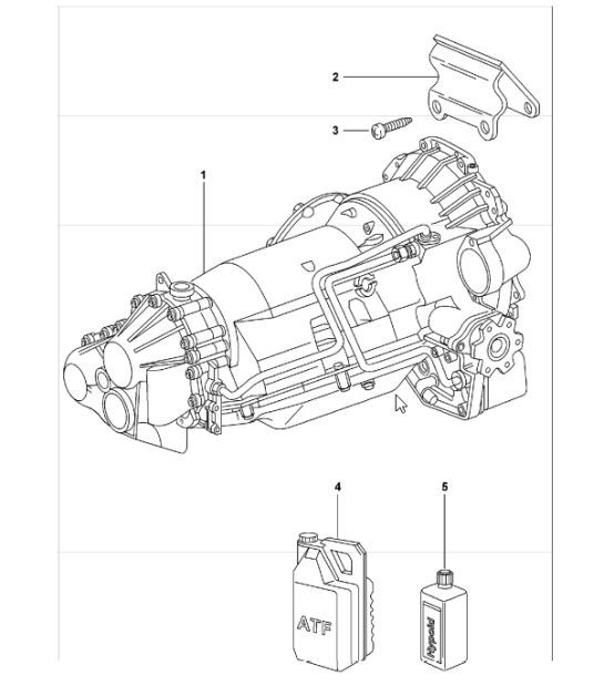 Diagram 320-00 Porsche 997 (911) MK1 2005-2008 Transmission