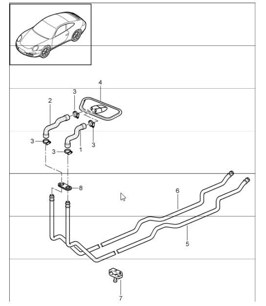 Diagram 813-00 Porsche 997 (911) MK1 2005-2008 Body