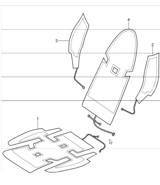 Diagram 817-18 Porsche 997 (911) MK1 2005-2008 Body