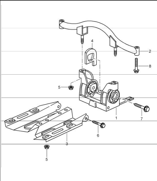 Diagram 370-00 Porsche 997 (911) MK1 2005-2008 Transmission