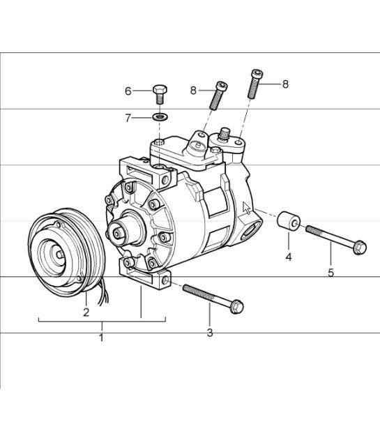 Diagram 813-15 Porsche 997 (911) MK1 2005-2008 Carrosserie