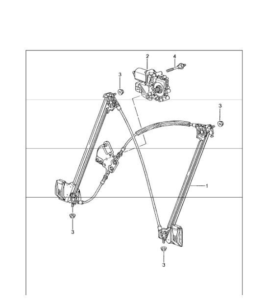 Diagram 804-30 Porsche 996 (911) (1997-2005) Carrosserie