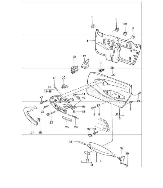 Diagram 807-10 Porsche 996（911）（1997-2005）  车身