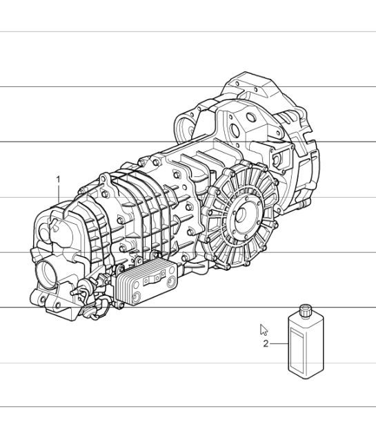 Diagram 302-01 Porsche 997 (911) MK1 2005-2008 Transmission