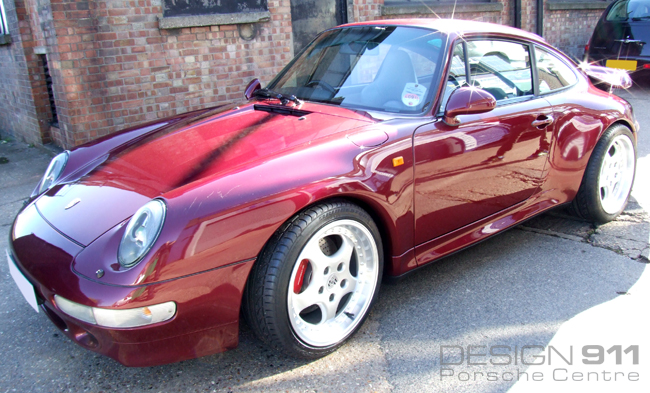 Porsche 993 with 18' KT2 KESKIN alloy wheels