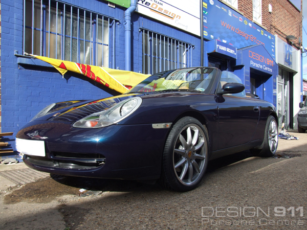 Porsche 996 Cabrio Carrera 2 with 19' Style 519 wheels